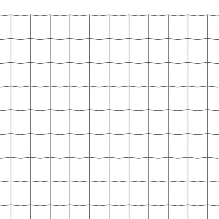 Recinzione Euro in Acciaio 25x0,8 m Grigia