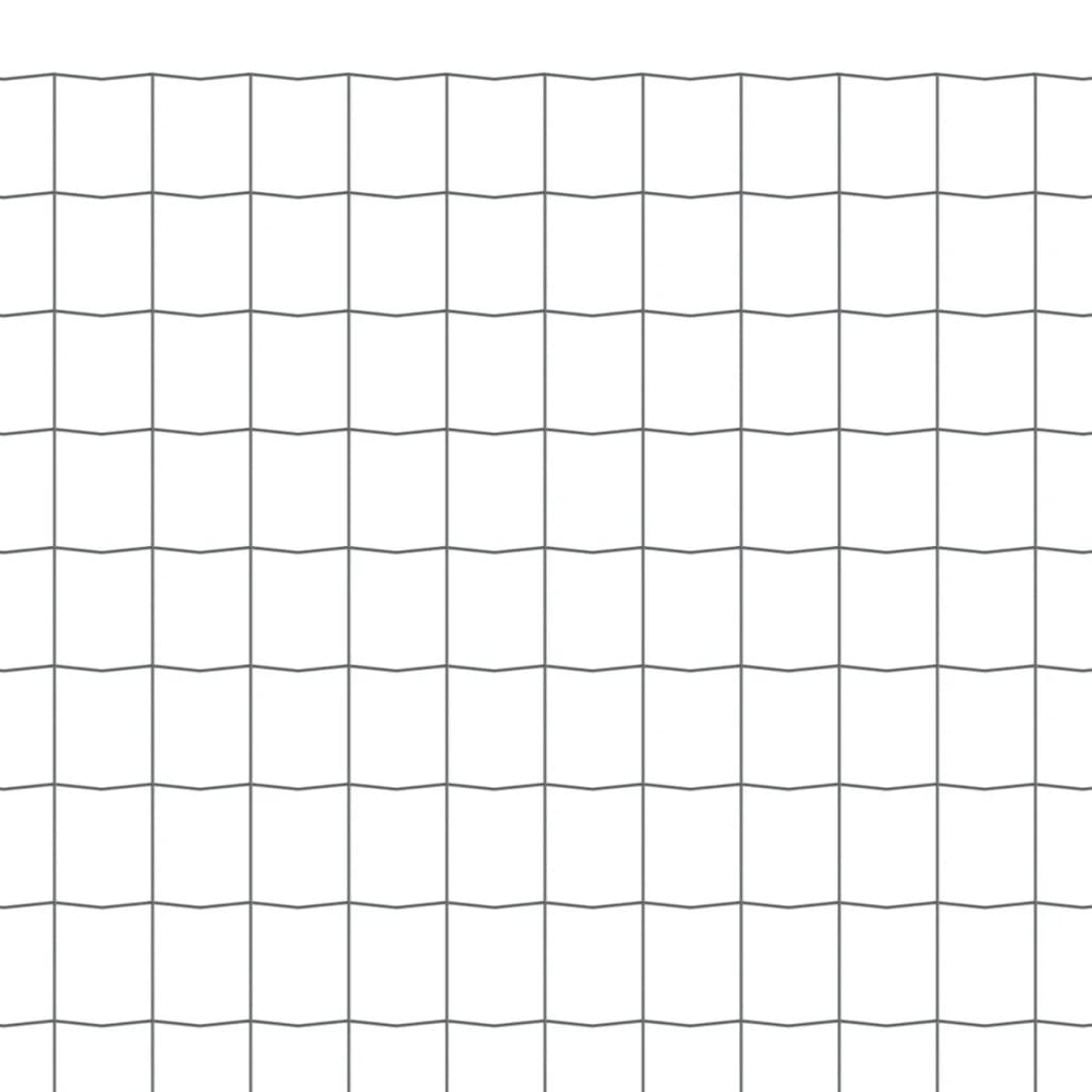 Recinzione Euro in Acciaio 25x1 m Grigia cod mxl 10401