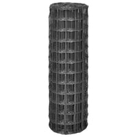 Recinzione Euro in Acciaio 25x1,2 m Grigia cod mxl 10144
