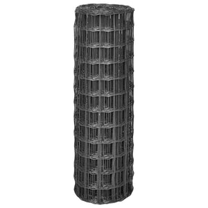 Recinzione Euro in Acciaio 25x1,2 m Grigia cod mxl 10144