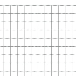Recinzione Euro in Acciaio 25x1,2 m Grigia cod mxl 10144