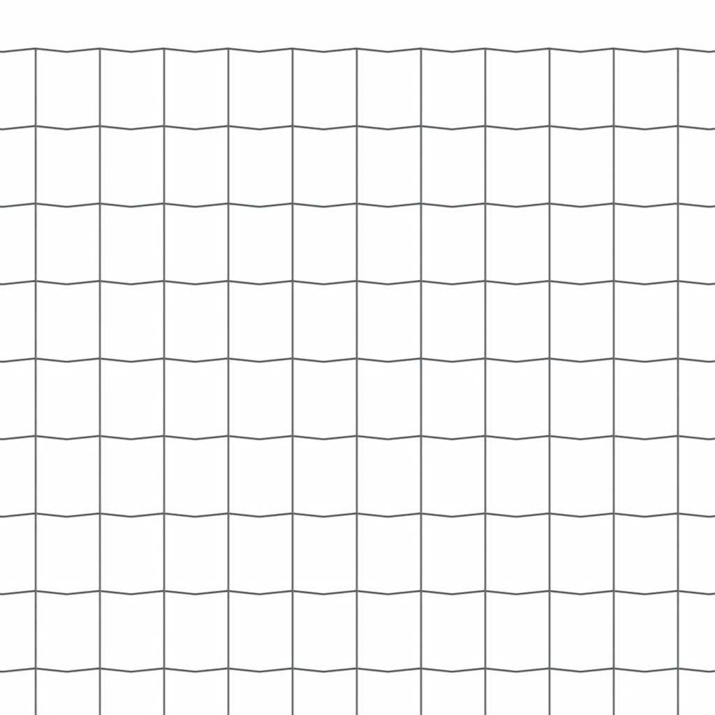 Recinzione Euro in Acciaio 25x1 m Grigia
