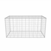 Gabbione in Rete in Acciaio Zincato 100x50x50 cm