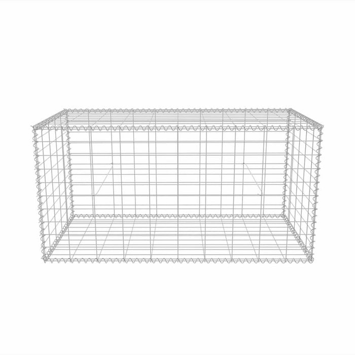Gabbione in Rete in Acciaio Zincato 100x50x50 cm