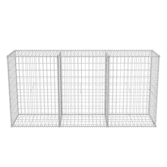 Gabbione in Rete in Acciaio Zincato 200x50x100 cm