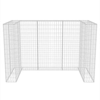 Gabbione in Rete in Acciaio per 2 Cassonetti 180x100x120 cm  cod mxl 42083