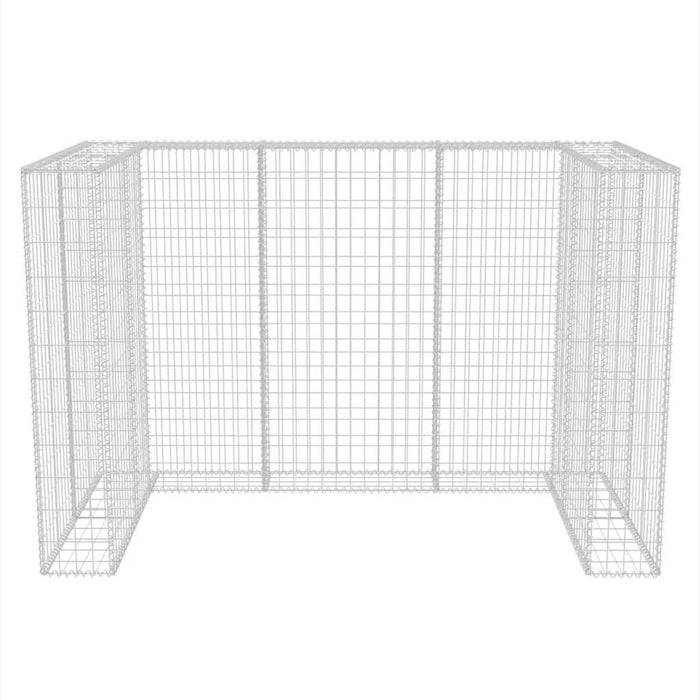 Gabbione in Rete in Acciaio per 2 Cassonetti 180x100x120 cm  cod mxl 42083
