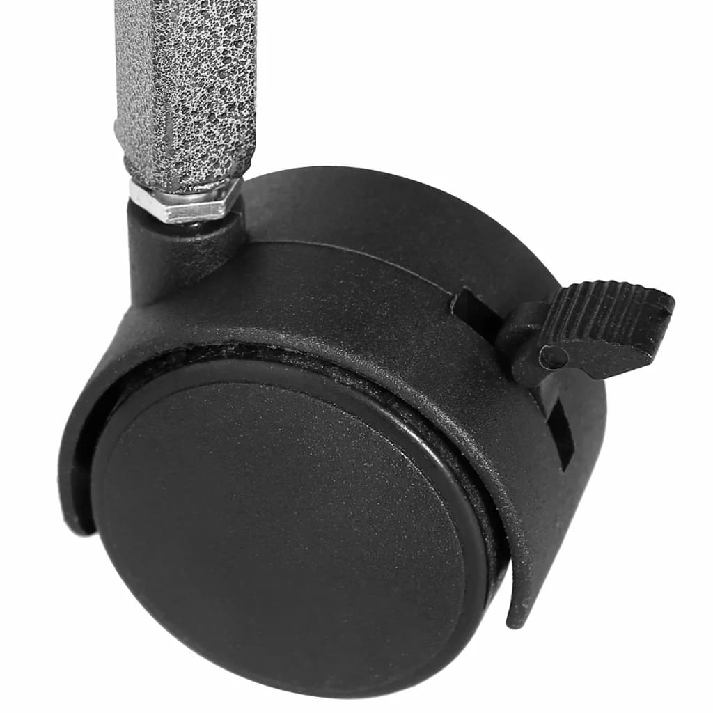 Gabbia per uccelli 54 x 54 x 146 cm acciaio nero 02_0041709