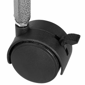 Gabbia per uccelli con tetto in acciaio 66 x 66 x 155 cm nera 02_0041710