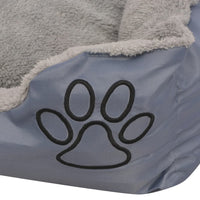 Cuccia per Cani con Cuscino Imbottito Taglia M Grigio cod mxl 42012