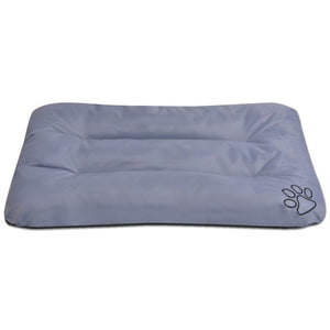 Materasso per cani L letto grigio cesta per animali domestici 90 x 60 cm 02_0001591