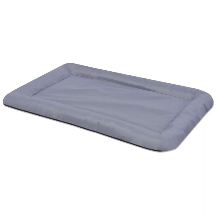 Cestino per materasso per cani animali domestici taglia XXL 97 x 62 cm grigio 02_0001616