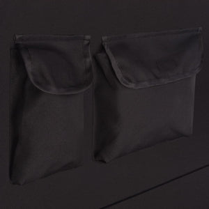 Coperta per Cani per Sedile Posteriore Auto 148x142 cm nero 170473