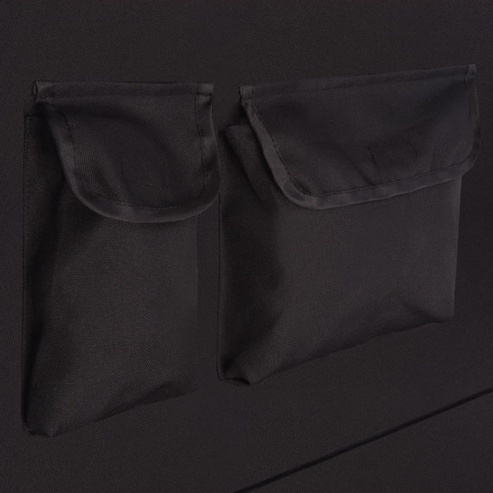 Coperta per Cani per Sedile Posteriore Auto 148x142 cm nero 170473