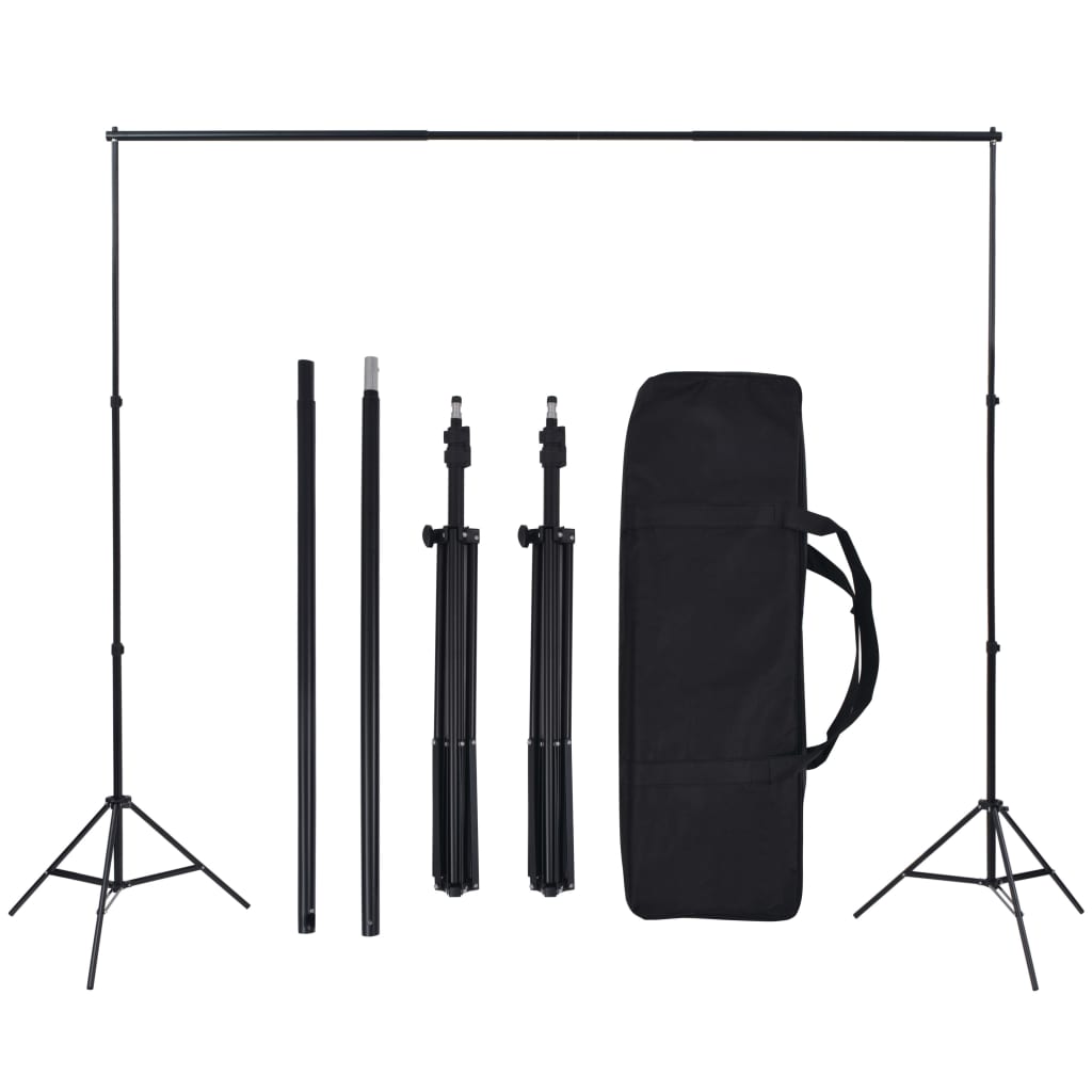 Kit Studio Fotografico 5 Scenari Colorati e Sostegno Regolabile 190205