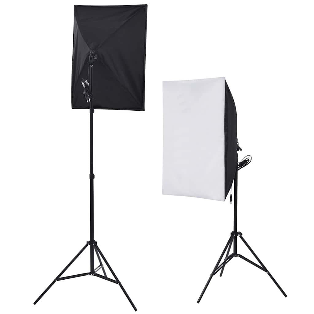 Kit Studio Fotografico 5 Sfondi Colorati & 2 Softbox 190207