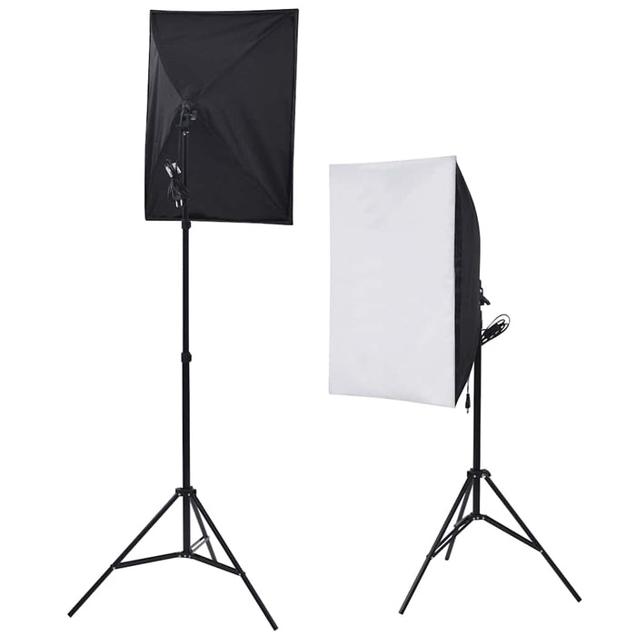 Kit Studio Fotografico 5 Sfondi Colorati & 2 Softbox 190207