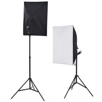 Kit di illuminazione professionale per studio fondali fotografici softbox ombrello treppiede 02_0001413