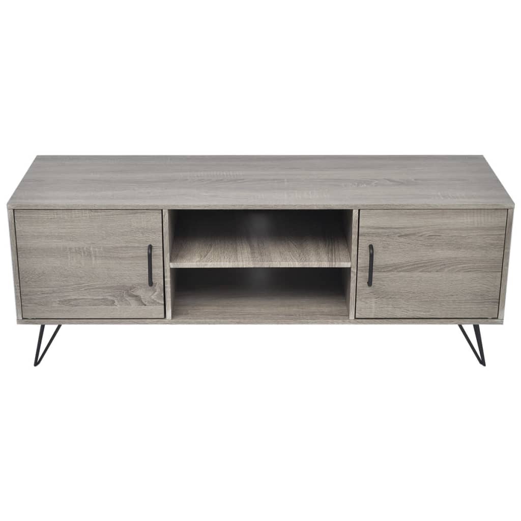 Mobile Porta TV-Mobile per TV-Credenza TV 120x40x45 cm Grigio