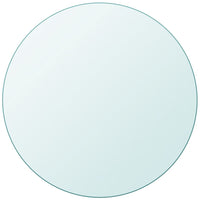 Piano Tavolo Rotondo in Vetro Temperato 800 mm