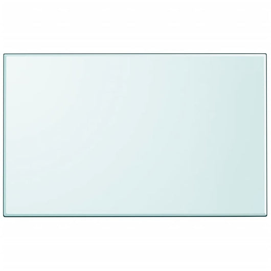 Piano Tavolo Vetro Temperato Rettangolare 1000x620 mm cod mxl 63113