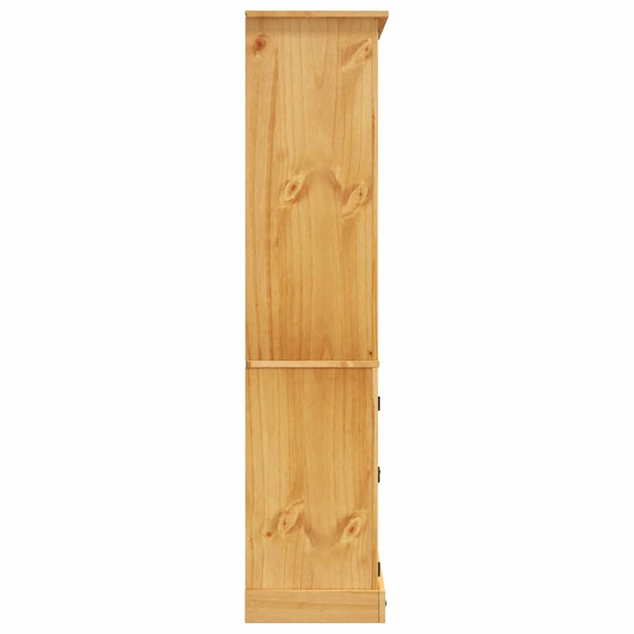 Credenza-Buffet-Armadio da cucina in Legno di Pino Messicano Corona Range 80x40x170 cm