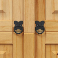 Credenza in Legno di Pino Messicano Corona Range 80x40x170 cm 243734