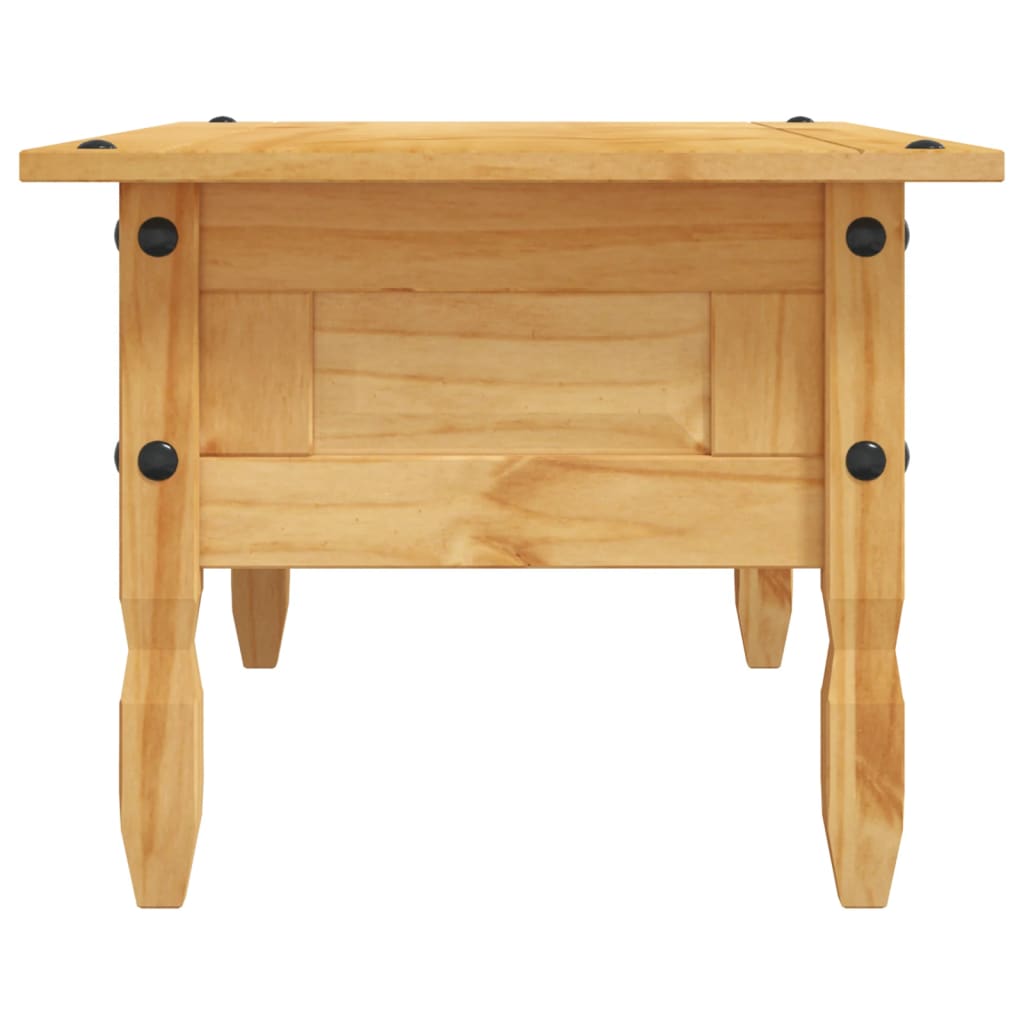 Tavolino da Caffé Legno Pino Messicano Corona Range 100x55x44cm 243736