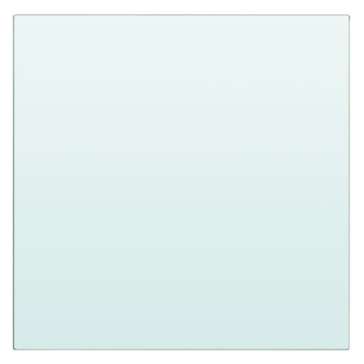 Mensola in Vetro Trasparente 30x30 cm 243811