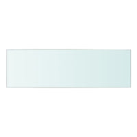 Mensola in Vetro Trasparente 50x15 cm 243818