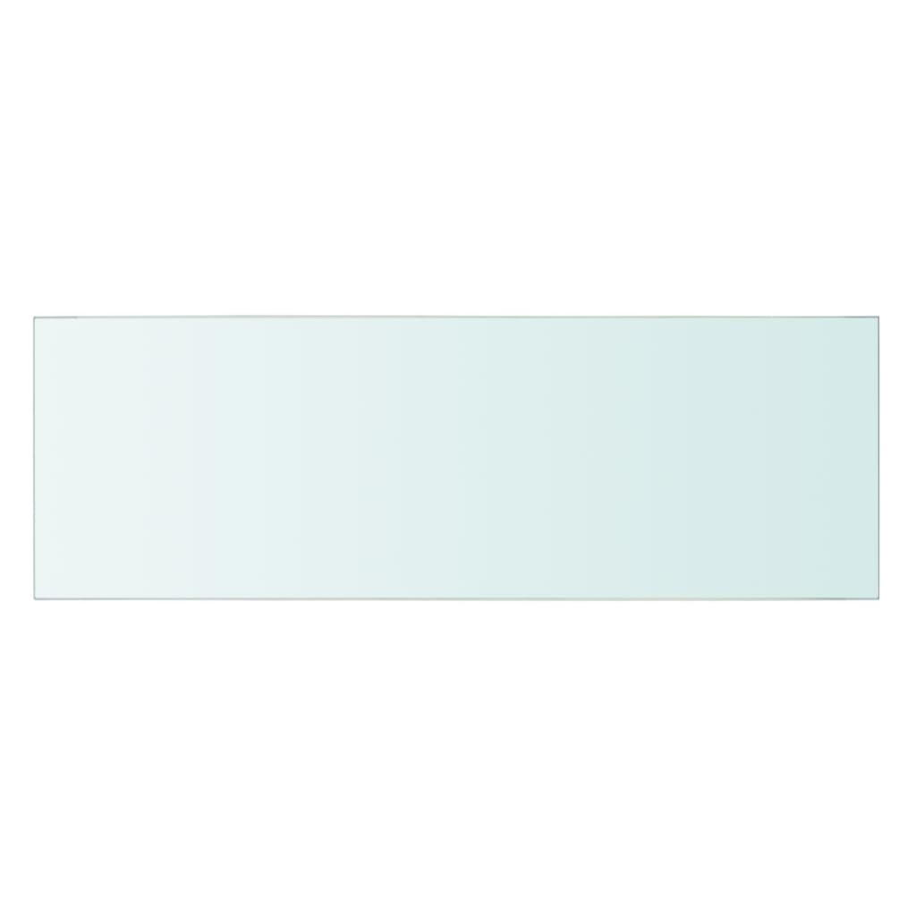 Mensola in Vetro Trasparente 60x20 cm 243824