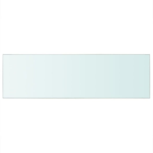 Mensola in Vetro Trasparente 80x25 cm 243835