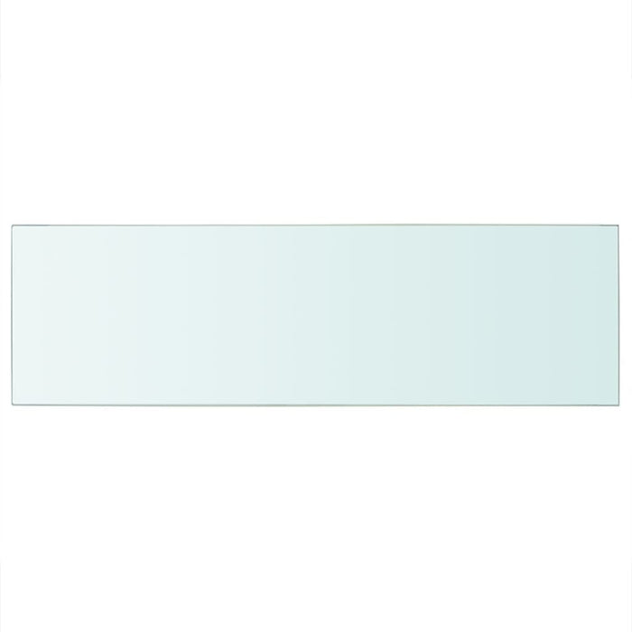 Mensola in Vetro Trasparente 80x25 cm 243835