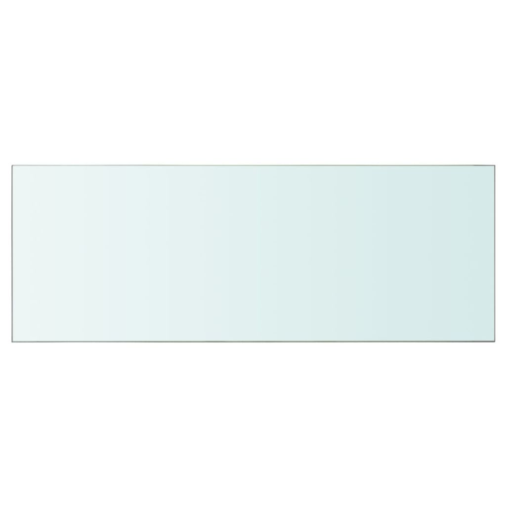 Pannello per mensola design vetro trasparente 80 x 30 cm 2702201/2