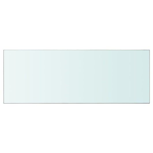 Pannello per mensola design vetro trasparente 80 x 30 cm 2702201/2