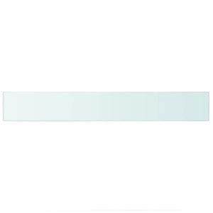Mensola in Vetro Trasparente 90x12 cm 243837