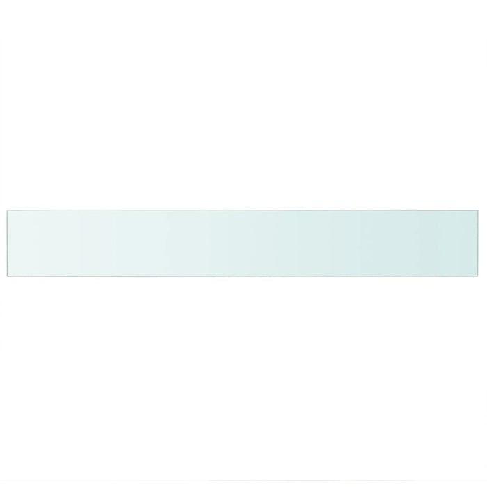 Mensola in Vetro Trasparente 90x12 cm 243837