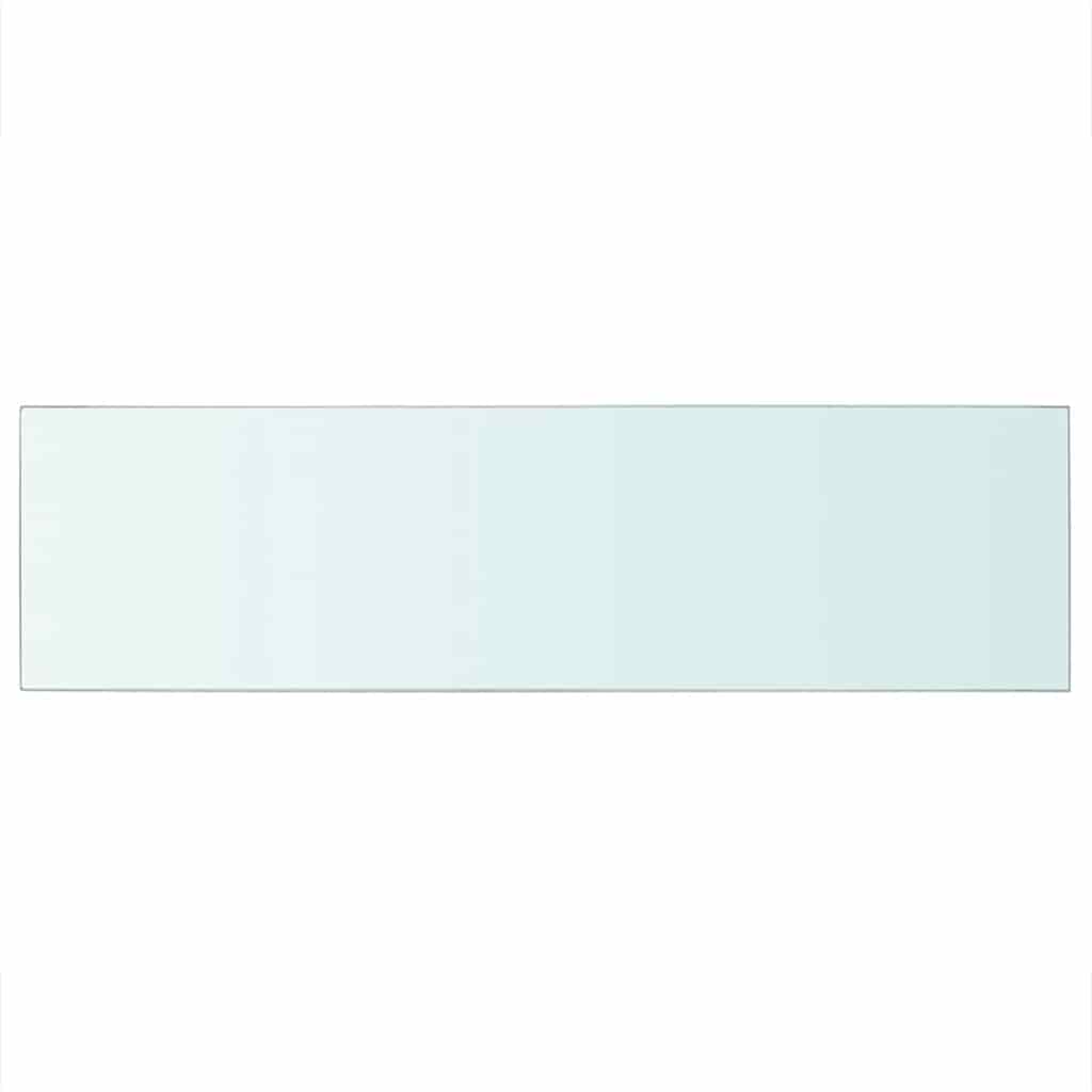 Mensola in Vetro Trasparente 90x25 cm cod mxl 33317