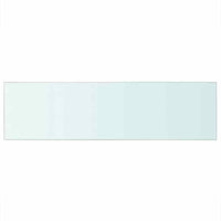 Mensola in Vetro Trasparente 90x25 cm cod mxl 33317