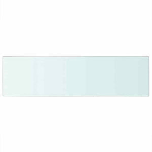 Mensola in Vetro Trasparente 90x25 cm cod mxl 33317