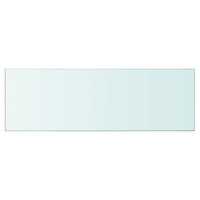 Mensola in Vetro Trasparente 90x30 cm 243841