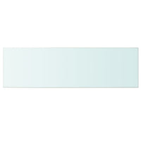 Mensola in Vetro Trasparente 100x30 cm 243846