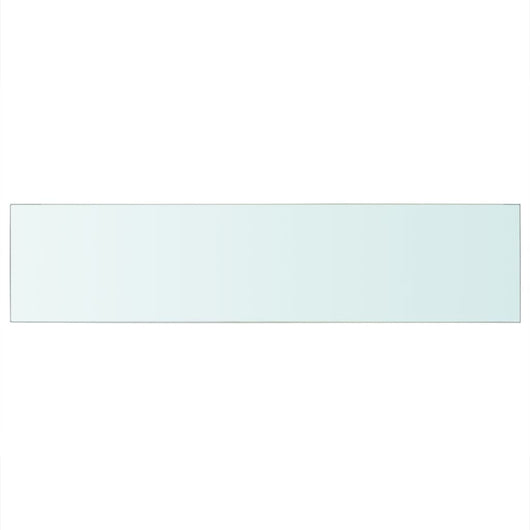 Mensola in Vetro Trasparente 110x25 cm 243850