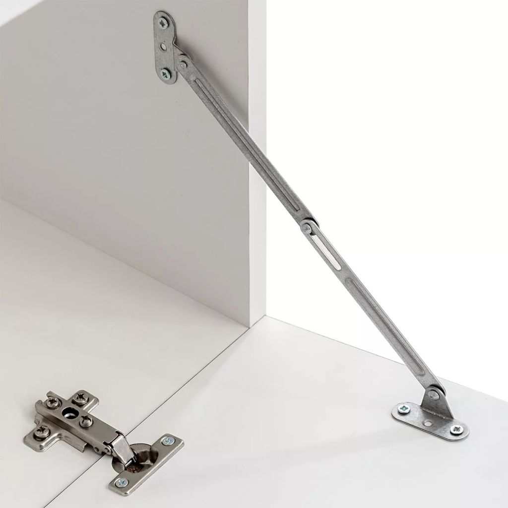 Mobile TV TV buffet pratico da parete design 5 pezzi con illuminazione a LED nera 2502198