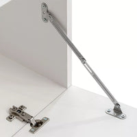 Mobile TV TV buffet pratico da parete design 5 pezzi con illuminazione a LED nera 2502198