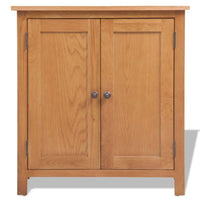 Credenza buffet consolle mobile contenitore 75 cm in legno massello di rovere 4402272