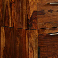 Credenza in Legno Massello di Acacia 160x35x75 cm 243943