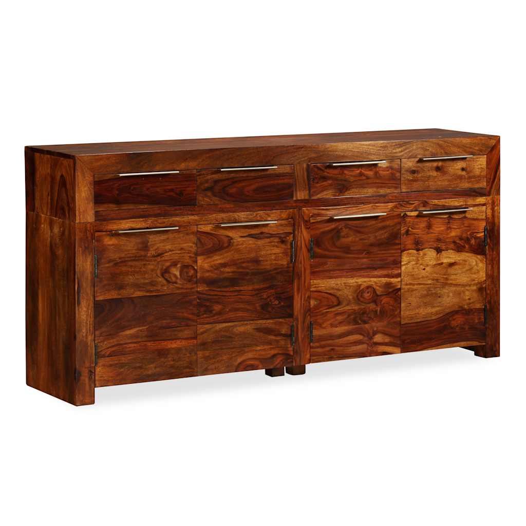 Credenza in Legno Massello di Acacia 160x35x75 cm 243943