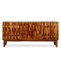 Credenza in Legno Massello di Acacia 160x45x70 cm 243946