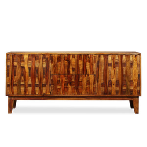 Credenza in Legno Massello di Acacia 160x45x70 cm 243946